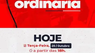 Câmara de Santa Luzia realiza sessão ordinária nesta terça-feira às 18h