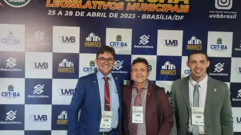 Vereadores representam a Câmara de Santa Luzia na 22ª Marcha dos Legislativos Municipais, em Brasília