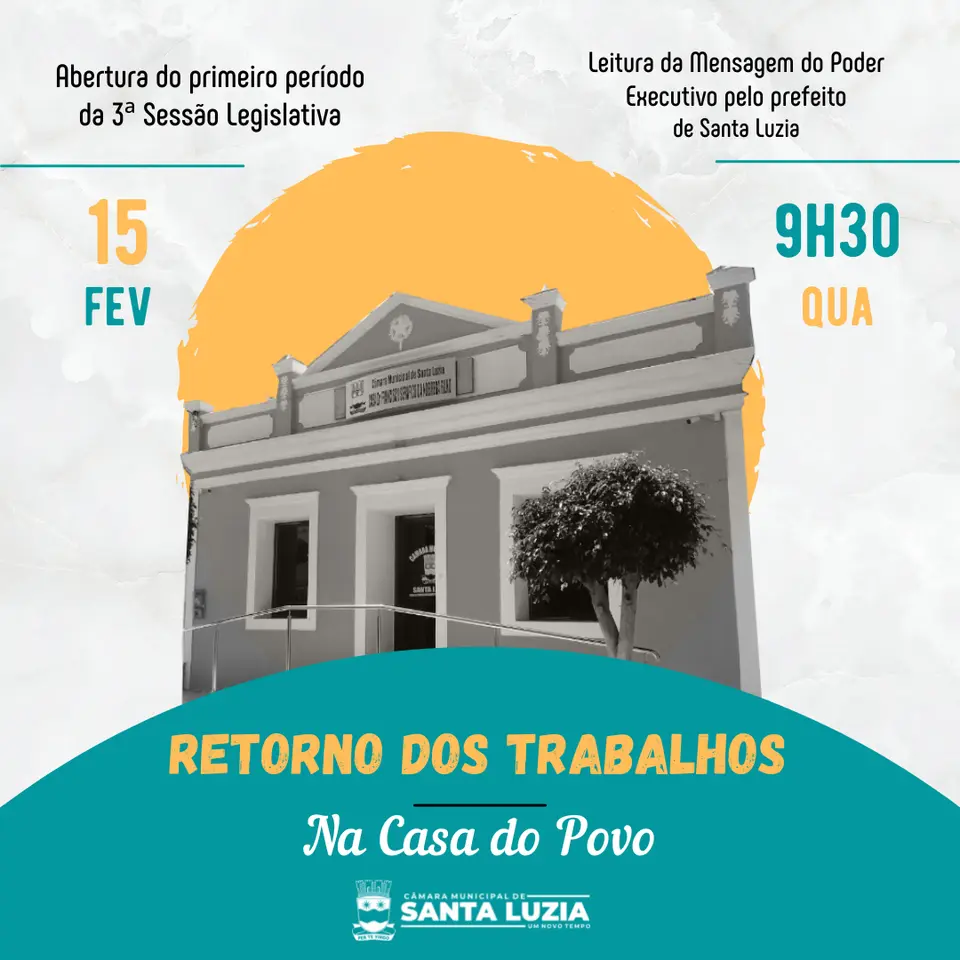 Câmara Municipal de Santa Luzia abre trabalhos legislativos de 2023