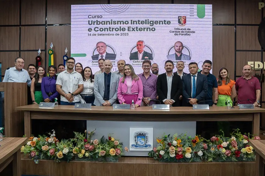 Presidente Netto Lima e vereador Ricardo Morais representam o Poder Legislativo de Santa Luzia em capacitação do TCE-PB