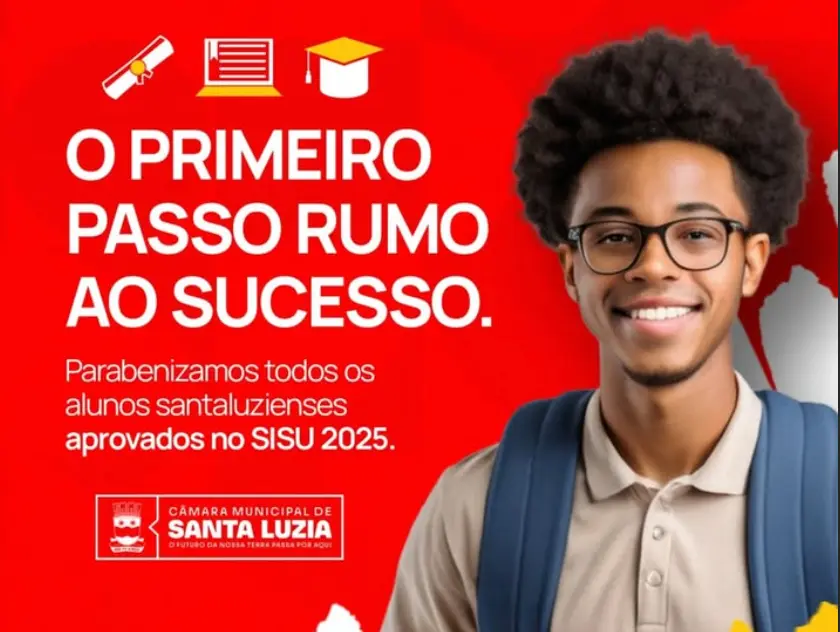 Parabéns aos alunos Santaluzienses aprovados no SISU 2025
