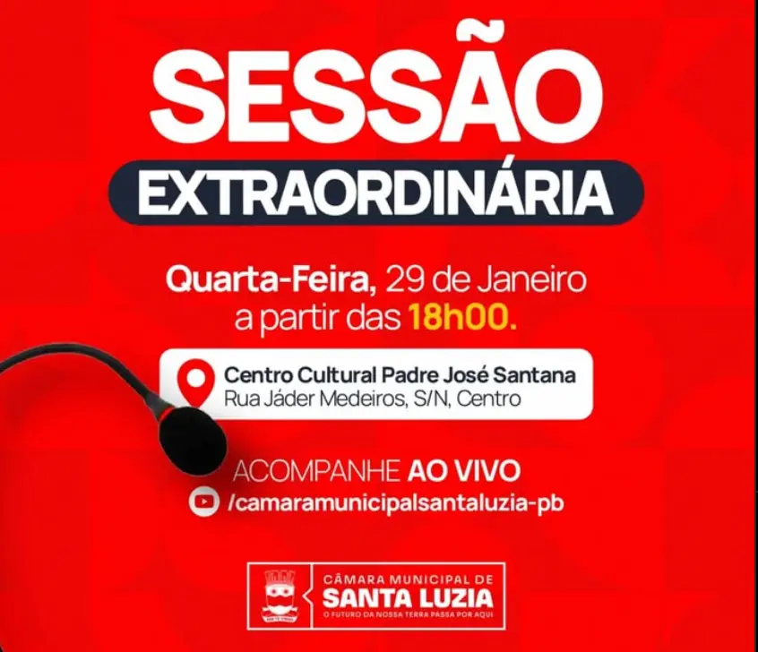 Convocação para Sessão Extraordinária!