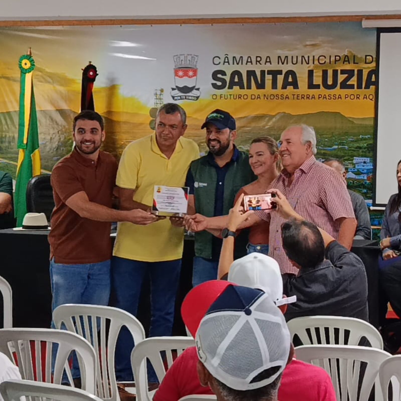 A Câmara Municipal de Santa Luzia recebeu a apresentação dos resultados do Projeto ATeG...